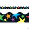 Terrific Trimmers® Gel Stars Bulletin Board Border – 2¼ in x 39 ft, Colorful Classroom Trim